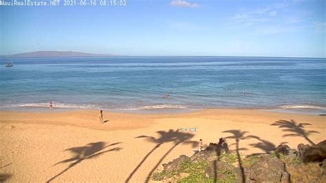 maui webcam kihei|Maui Beach Cam in Kihei at Charley Young Beach